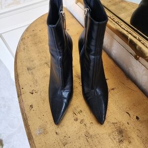 Zara Elegant Black Ankle Boots